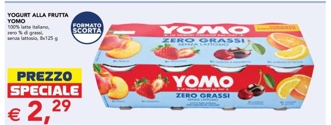 YOGURT ALLA FRUTTA YOMO
