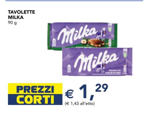Tavolette Milka