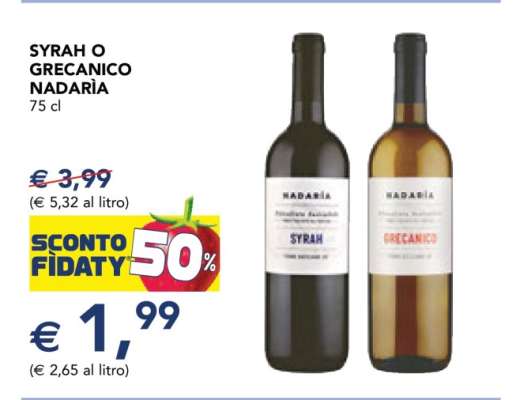 SYRAH O GRECANICO NADARIA