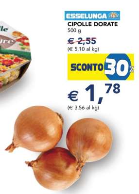ESSELUNGA BIO CIPOLLE DORATE