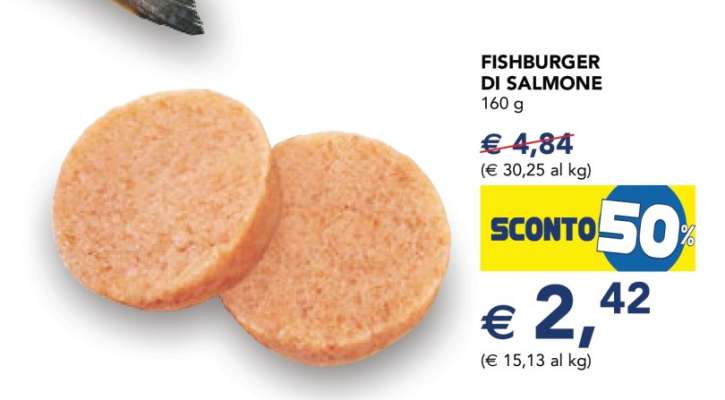 Fishburger di Salmone