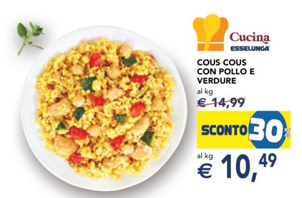 COUS COUS CON POLLO E VERDURE