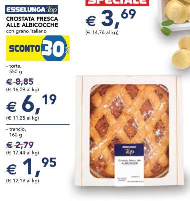 Crostata fresca alle albicocche