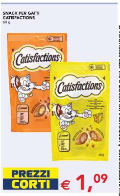 Snack per gatti Catisfactions