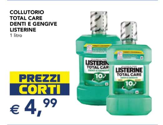 Collutorio Total Care Denti e Gengive Listerine