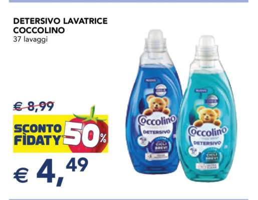 Detersivo Lavatrice Coccolino