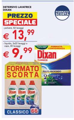 Detersivo Lavatrice Dixan
