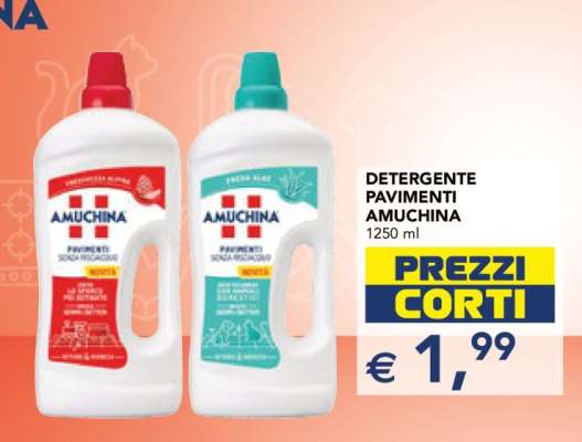 DETERGENTE PAVIMENTI AMUCHINA