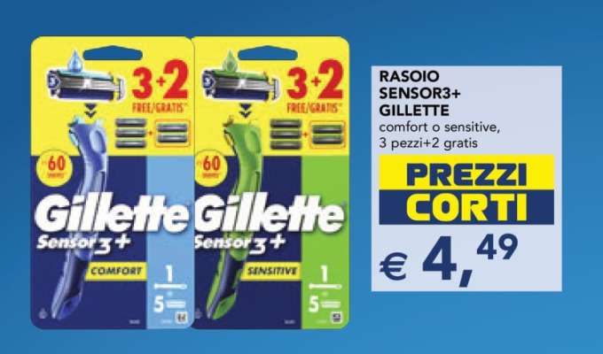 RASOIO SENSOR3+ GILLETTE