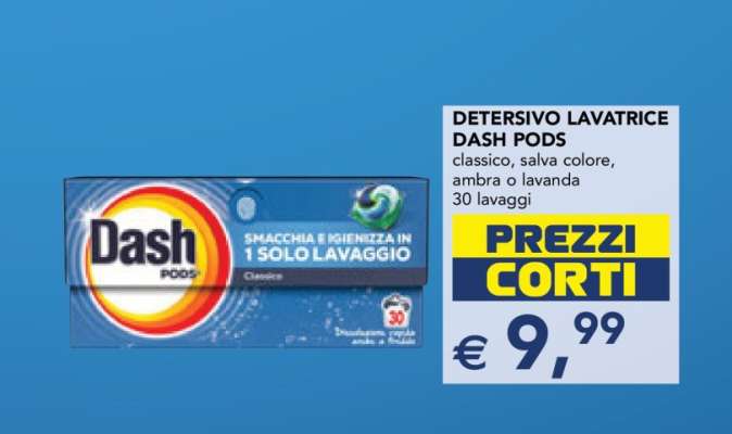 Detersivo lavatrice DASH Pods
