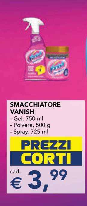 SMACCHIATORE VANISH