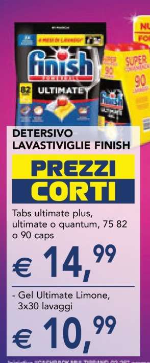 DETERSIVO LAVASTOVIGLIE FINISH
