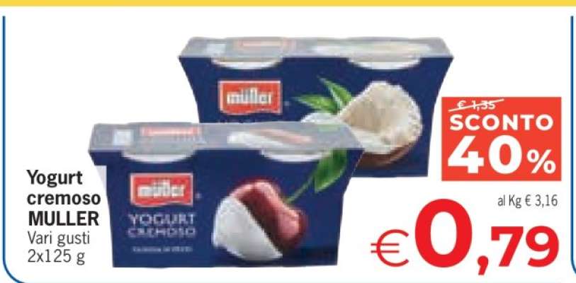 Yogurt Cremoso Müller