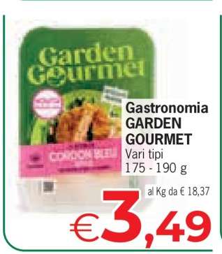 Gastronomia GARDEN GOURMET