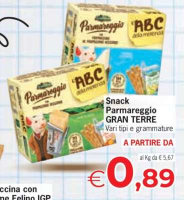 Snack Parmareggio GRAN TERRE
