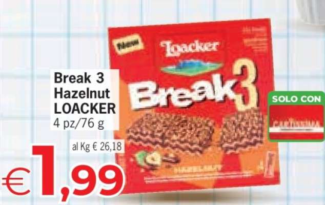 Break 3 Hazelnut LOACKER
