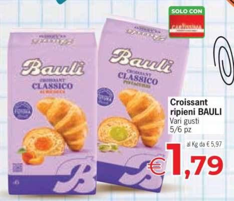 Croissant ripieni BAULI