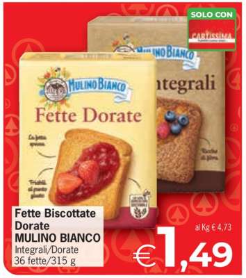 Fette biscottate Dorate