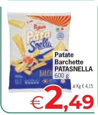 Patate Barchette PATASNELLA