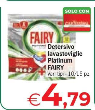 DETERSIVO LAVASTOVIGLIE PLATINUM FAIRY