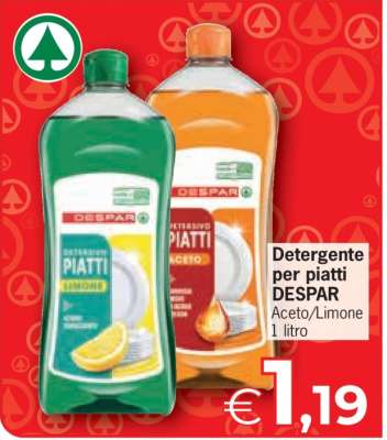 Detergente per piatti DESPAR