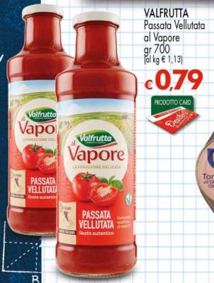 VALFRUTTA Passata Vellutata al Vapore