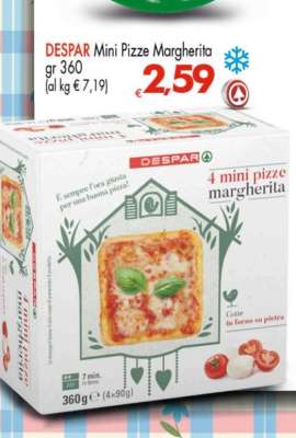DESPAR Mini Pizze Margherita