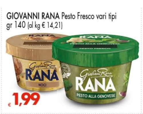 GIOVANNI RANA PESTO FRESCO VARI TIPI