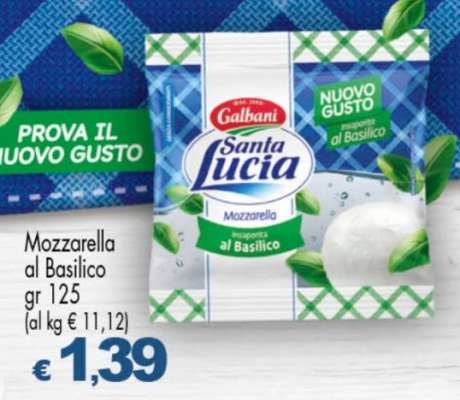 Mozzarella al Basilico