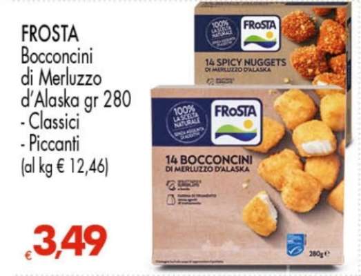 FROSTA Bocconcini di Merluzzo d’Alaska gr 280