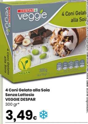 4 Coni Gelato alla Soia