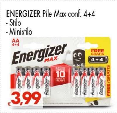 ENERGIZER Pile Max conf. 4+4