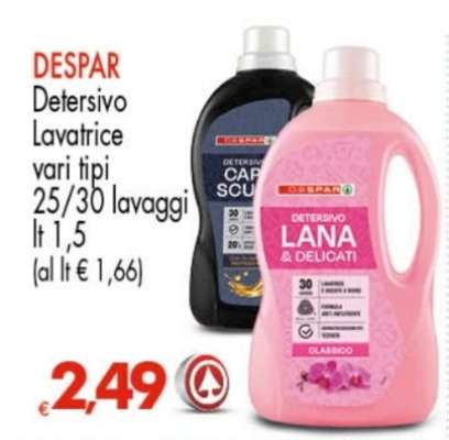 DESPAR Detersivo Lavatrice