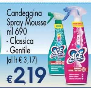 Candeggina Spray Mousse