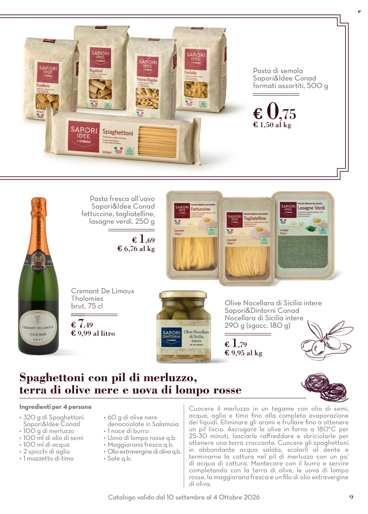 Volantino Conad - 10/9/2026 - 4/10/2026. Pagina 9