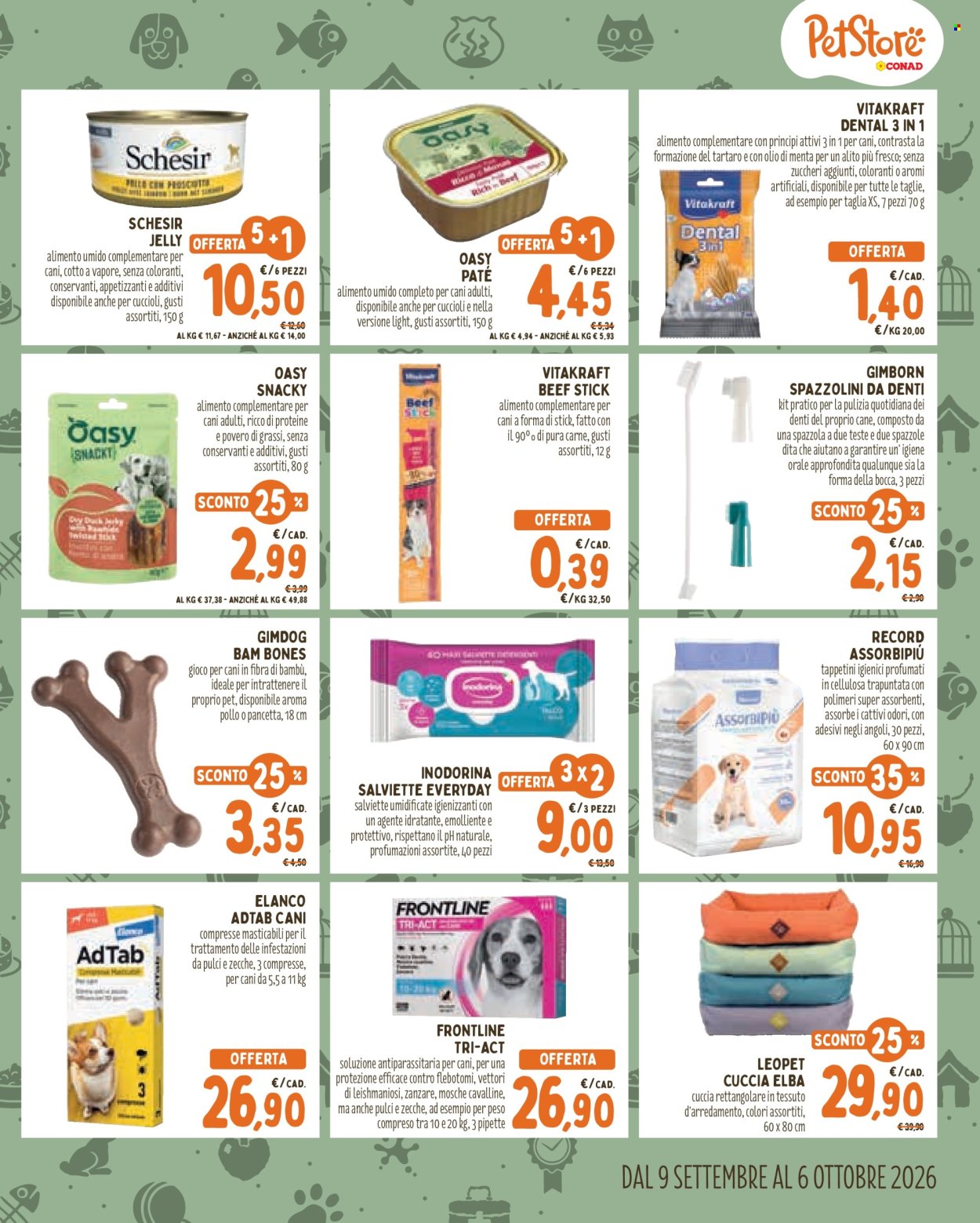 Volantino Pet Store Conad - 9/9/2026 - 6/10/2026. Pagina 3