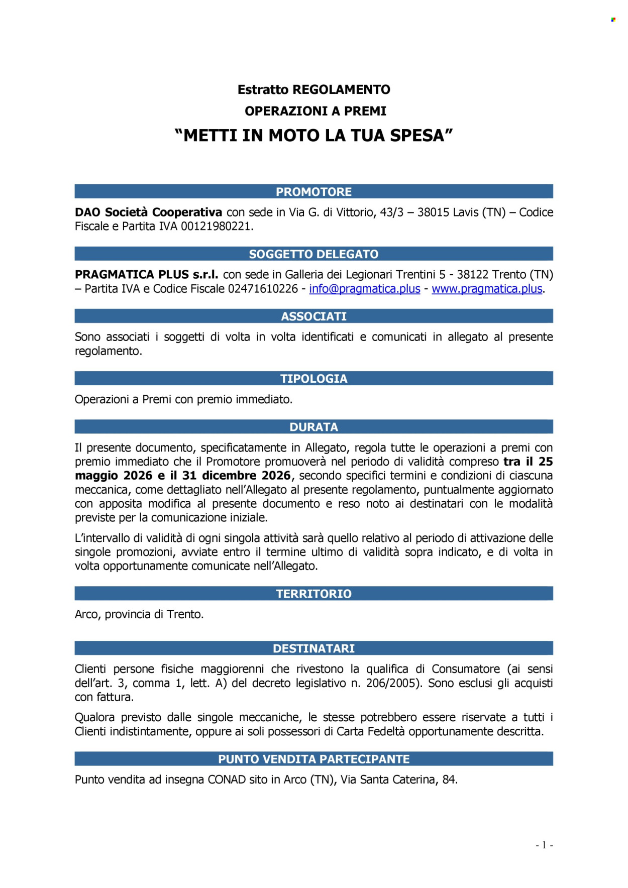 Volantino Conad - 14/9/2026 - 20/9/2026. Pagina 2