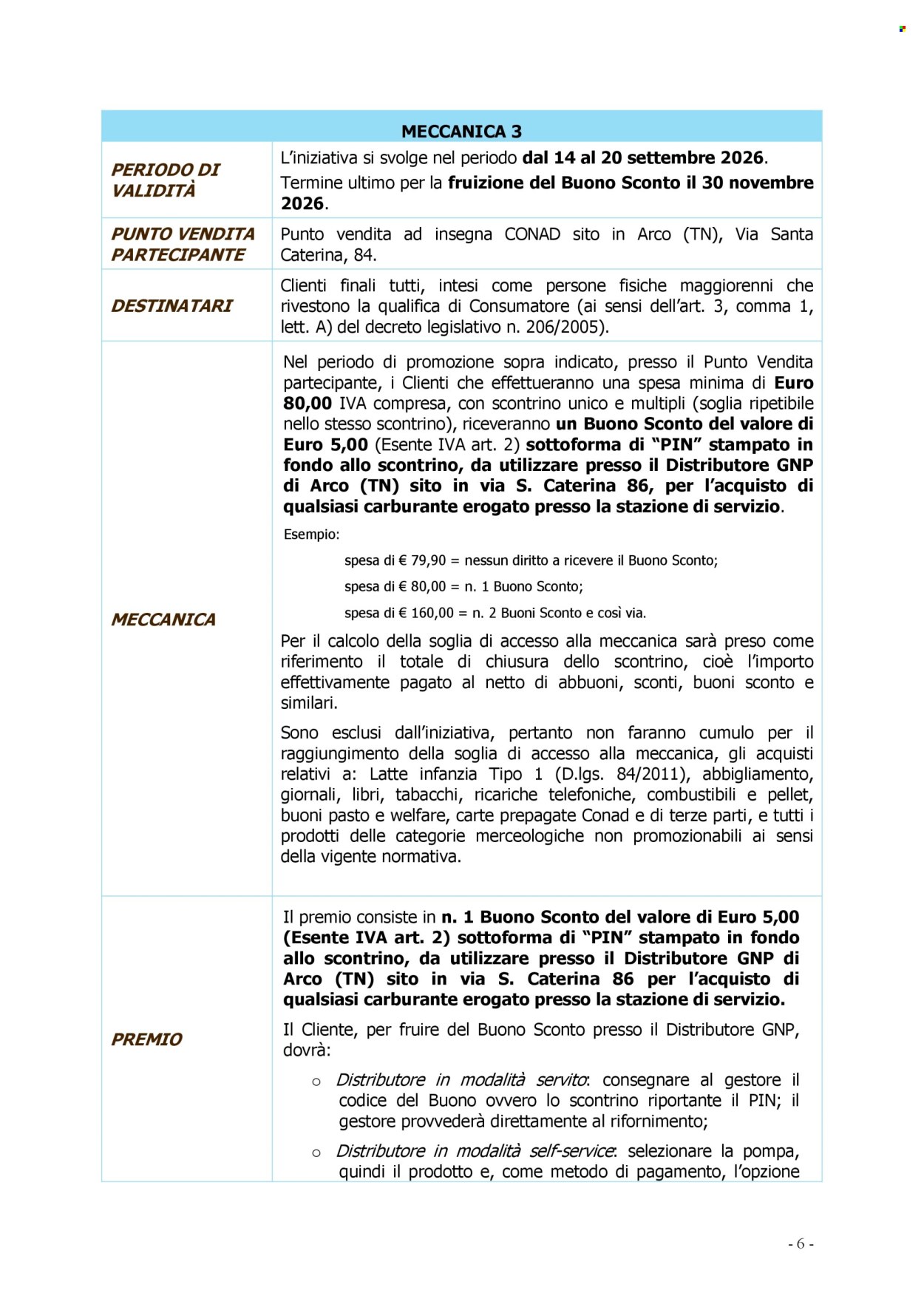 Volantino Conad - 14/9/2026 - 20/9/2026. Pagina 7