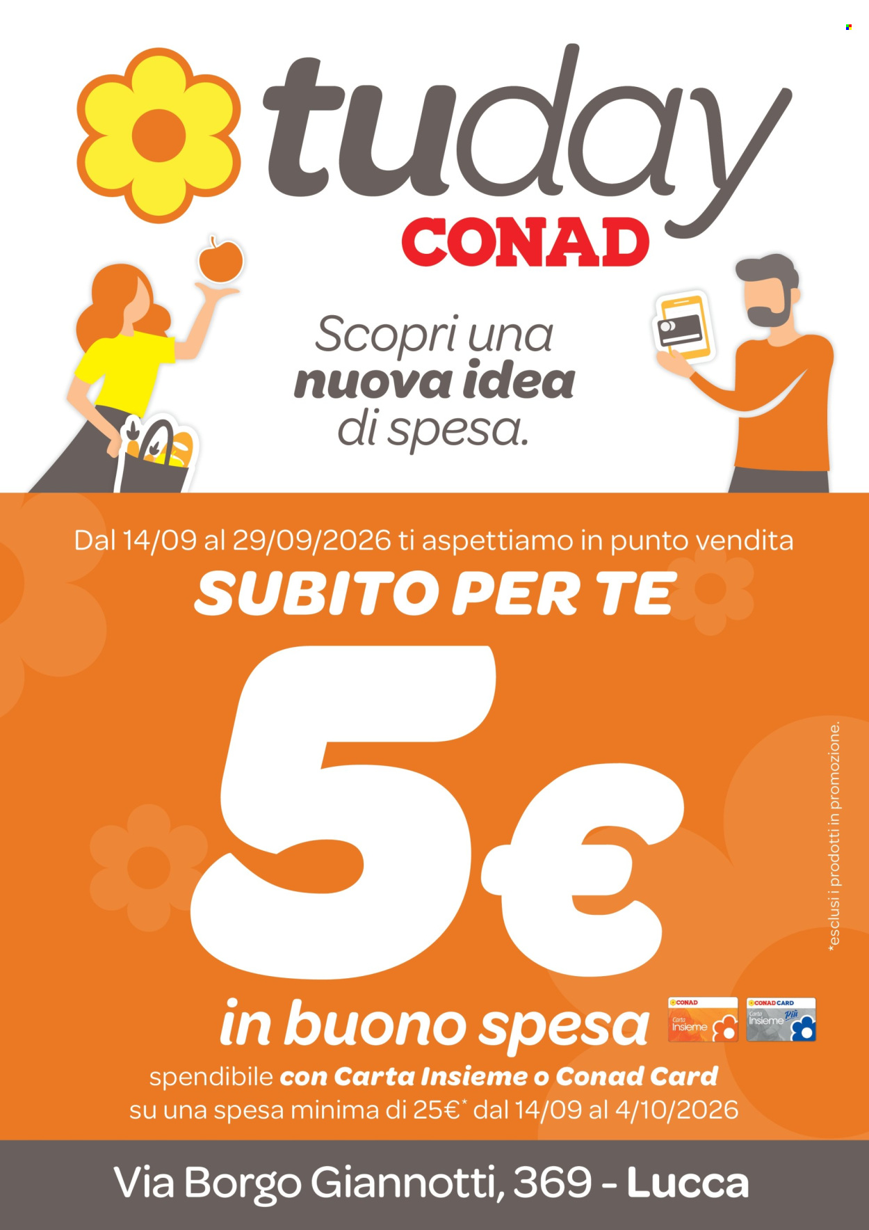 Volantino TuDay Conad - 14/9/2026 - 29/9/2026. Pagina 1