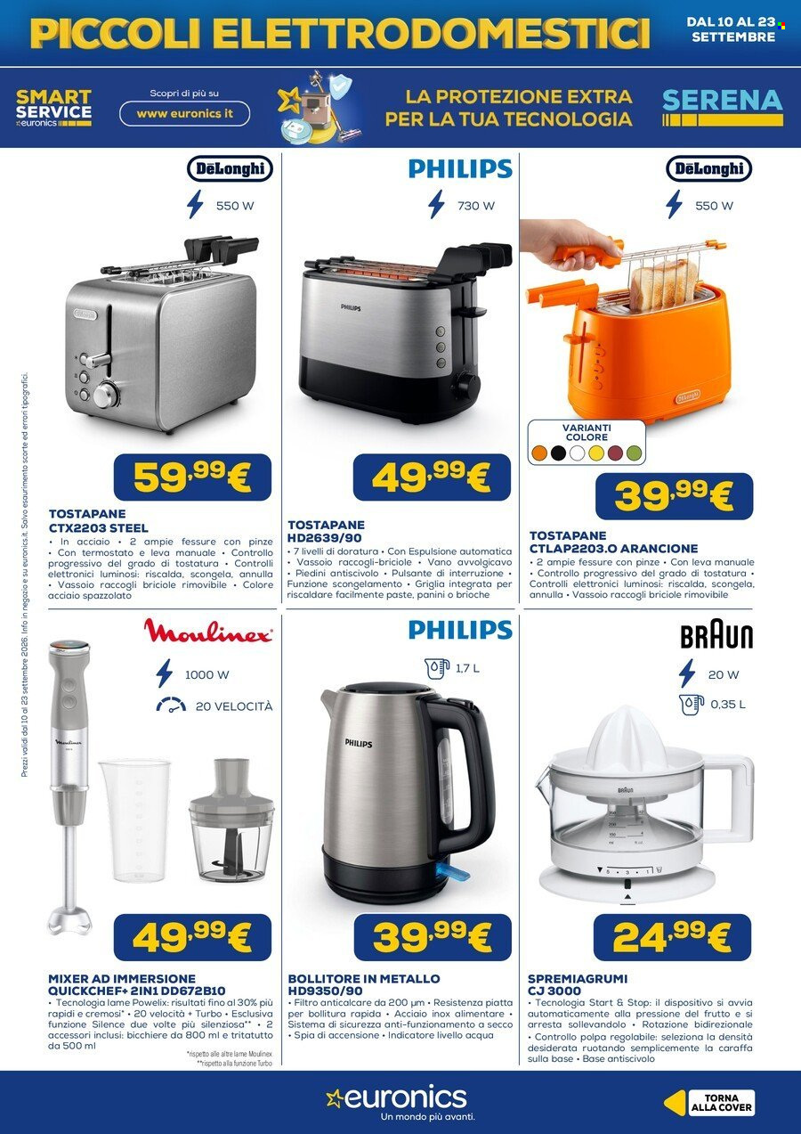 Volantino Euronics - 10/9/2026 - 23/9/2026. Pagina 15