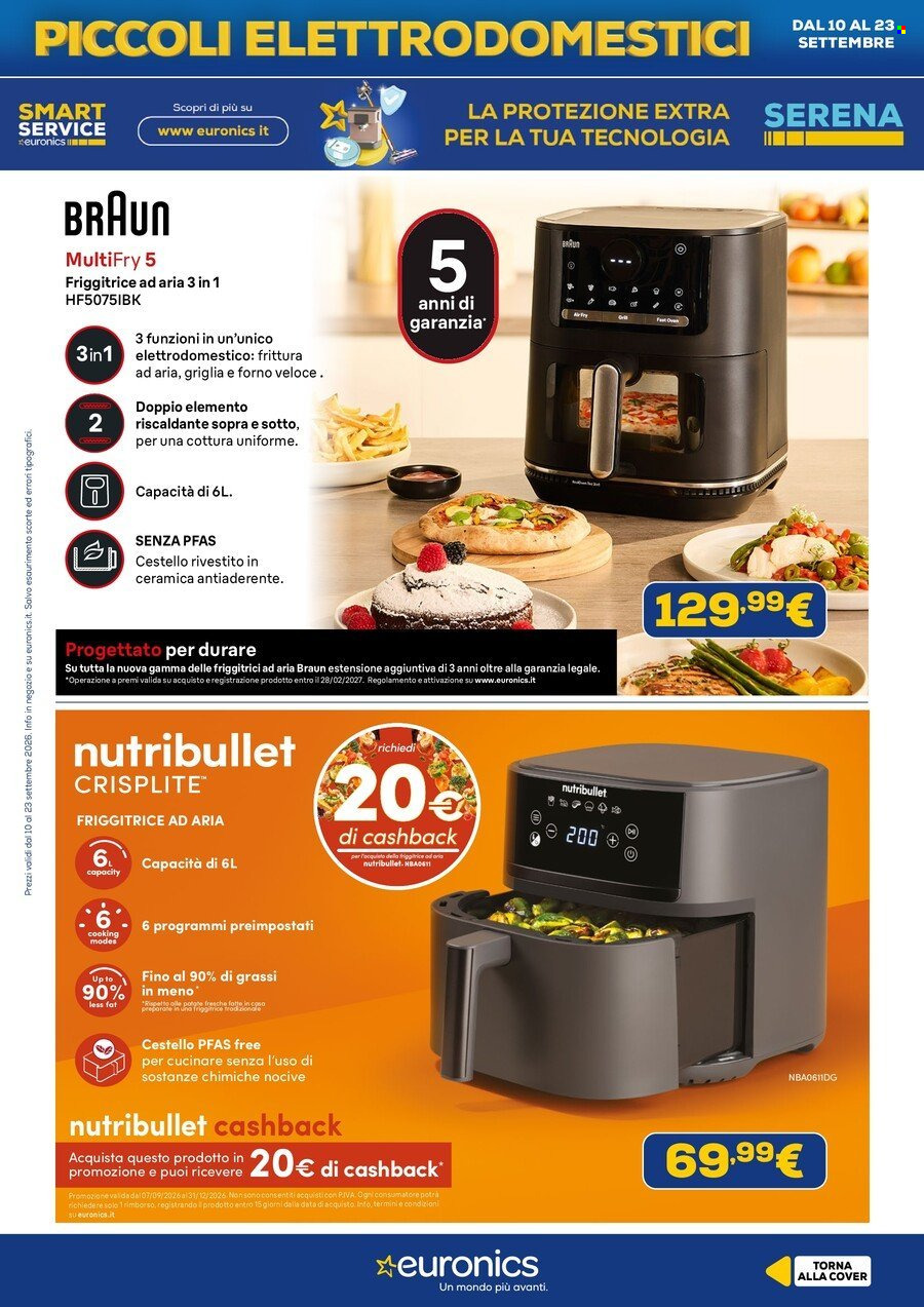 Volantino Euronics - 10/9/2026 - 23/9/2026. Pagina 19