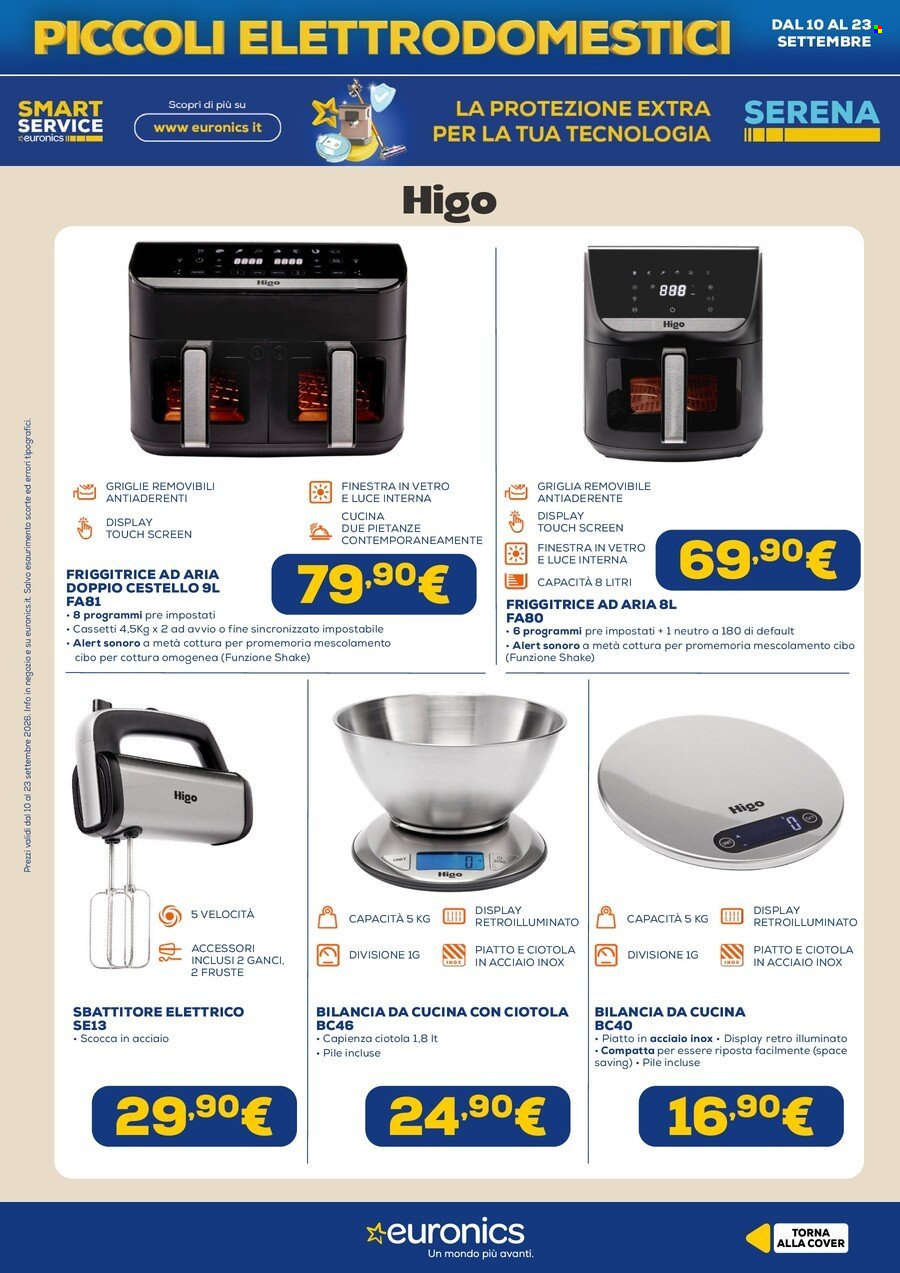 Volantino Euronics - 10/9/2026 - 23/9/2026. Pagina 24