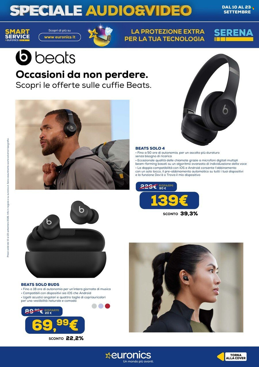 Volantino Euronics - 10/9/2026 - 23/9/2026. Pagina 5