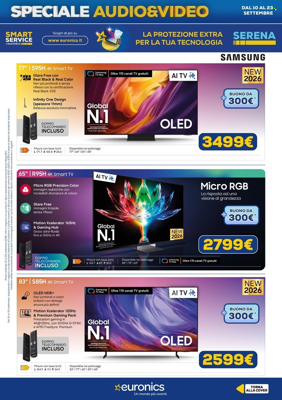 Volantino Euronics - 10/9/2026 - 23/9/2026. Pagina 6