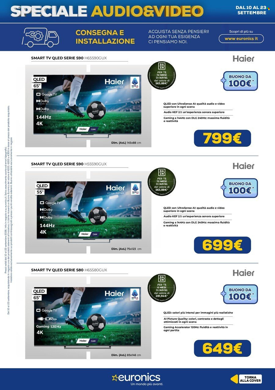 Volantino Euronics - 10/9/2026 - 23/9/2026. Pagina 15