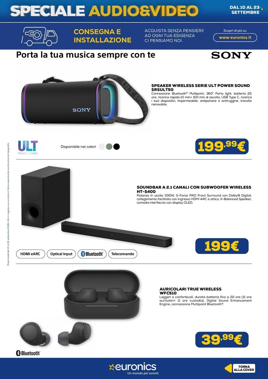 Volantino Euronics - 10/9/2026 - 23/9/2026. Pagina 17