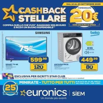 Volantino Euronics - 10/9/2026 - 23/9/2026.