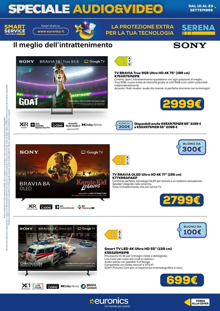 Volantino Euronics - 10/9/2026 - 23/9/2026. Pagina 16