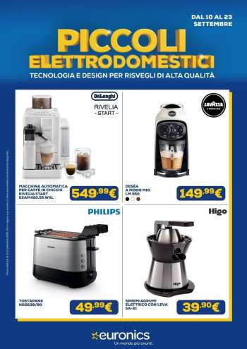 Volantino Euronics - 10/9/2026 - 23/9/2026.