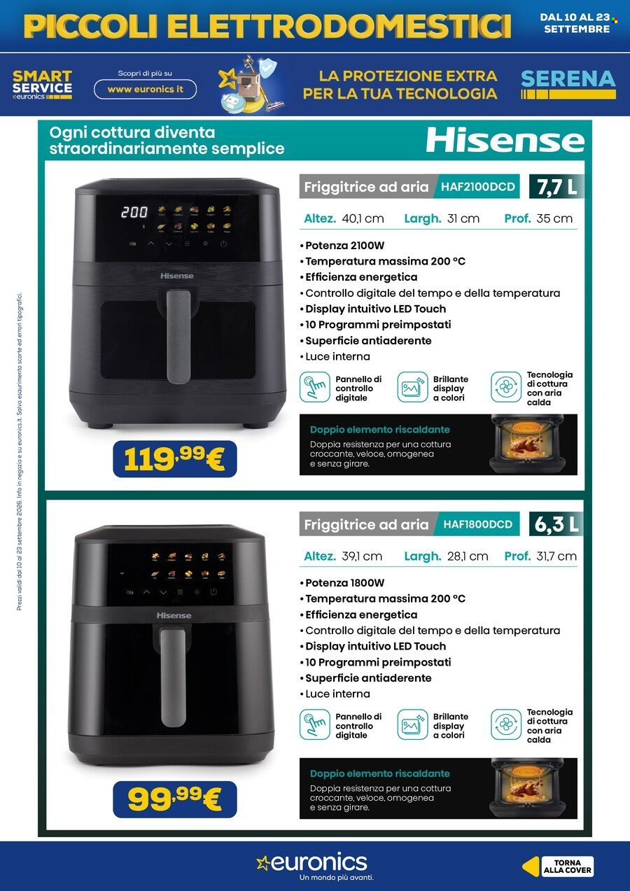 Volantino Euronics - 10/9/2026 - 23/9/2026. Pagina 22